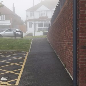 tarmac path at Brighton college