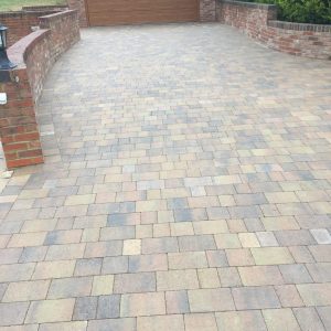 new driveway laid