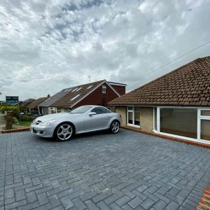 permeable paving driveway
